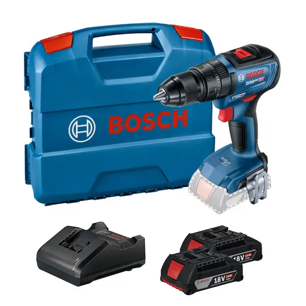 Parafusadeira Furadeira de Impacto 18V Motor Brushless 2 Baterias e Maleta GSB 18V-50 Bivolt BOSCH