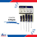 Jogo de Chaves de Fenda e Phillips com 5 Peças 150-160S GEDORE