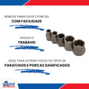 Jogo Extrator de Parafuso e Porca Bolt-Grip 5/16" a 3/4" 5 Peças 394002 IRWIN