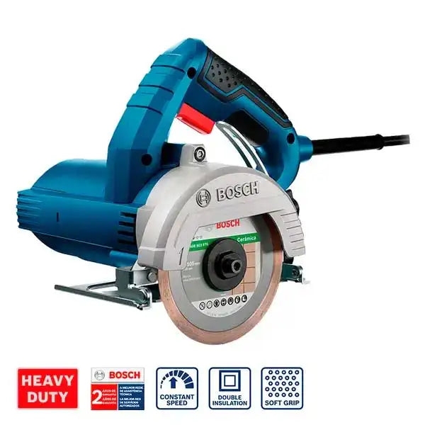 Serra Mármore 5 POL 1500W TITAN GDC 151 com Maleta, Kit Refrigeração e Disco BOSCH