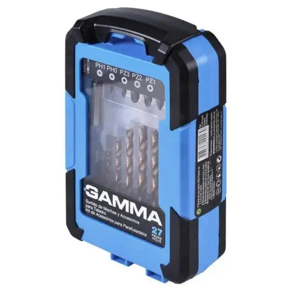 Jogo de Brocas e Bits para Furadeira Parafusadeira 27 Peças GAMMA