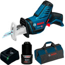 Serra Sabre à Bateria 12V GSA 12 V-LI com Bateria 2,0Ah, Carregador Bivolt e Bolsa BOSCH