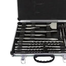 Jogo de Brocas Ponteiro e Talhadeira SDS PLUS com 18 Peças HT